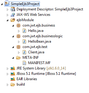 ejb project in eclipse
