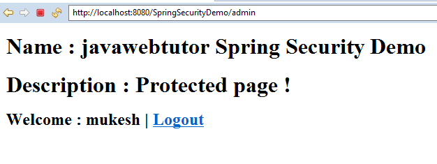 Spring Security Example